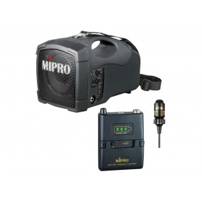 ‌MIPRO MA-101G/ACT-58T (5.8GHz) - 5.8 GHz 45 Watt Single-channel Personal Wireless PA System with ACT-58T Body Pack with MU-53LX Lavalier Microphone