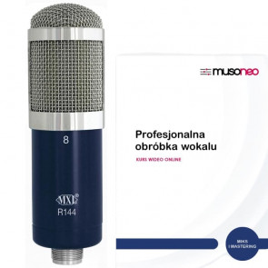 MXL R144 - mikrofon + kurs obróbki wokalu - zestaw