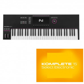 Native Instruments KONTROL S61 MK3 + Native Instruments KOMPLETE 15 SELECT Electronic