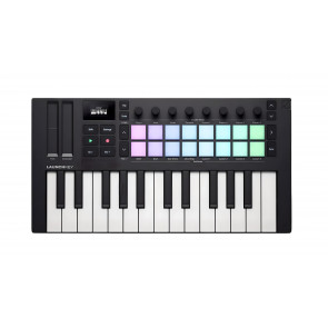 NOVATION Launchkey Mini 25 MK4 - kontroler MIDI front top