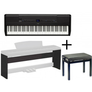 Yamaha P-515B - DIGITAL PIANO black + stand + Bench