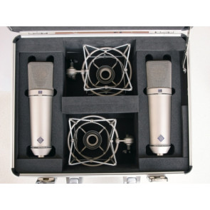 Neumann U 87 Ai Stereo Set - a set of 2 large-diaphragm capacitive, nickel microphones
