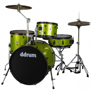Ddrum D2 Rock Lime Sparkle - acoustic drum set