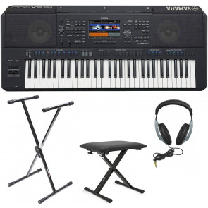 Yamaha PSR-SX900 - Digital Keyboard + stand + Throne + Headphones