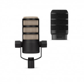 Rode PodMic + Rode WS-14 Black - Mikrofon dynamiczny + Osłona przeciwwietrzna Gratis !!!