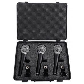Samson R21 Pack3 - Dynamic Vocal/Presentation Microphone 3-Pack 