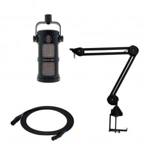 Sontronics PODCAST PRO BLACK + microphone boom arm + cable
