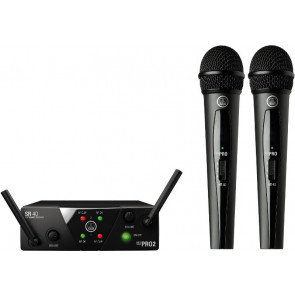 AKG WMS40 Mini2 Vocal Set BD US45A/C (660.700-662.300) - dual wireless system