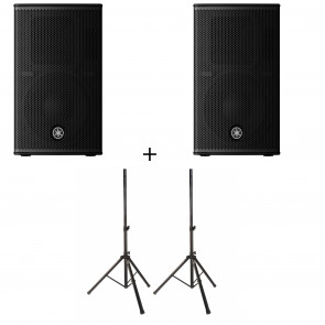 ‌Yamaha DHR 10 - Powered Loudspeaker - pair + tripod