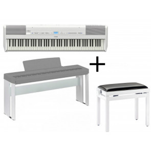 Yamaha P-515WH - DIGITAL PIANO + stand + Bench