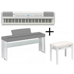 Yamaha P-515WH - DIGITAL PIANO + stand + Bench