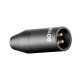 BOYA 35C-XLR PRO - 3.5mm Mini Jack to XLR adapter for microphones with Phantom power