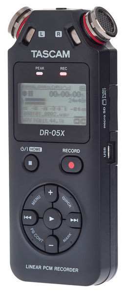 Tascam DR-05X - Tragbarer Audiorecorder und USB-Schnittstelle