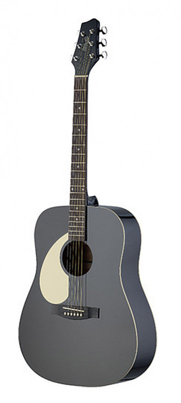 Stagg SA30 DBK LH - Akustikgitarre für Linkshänder