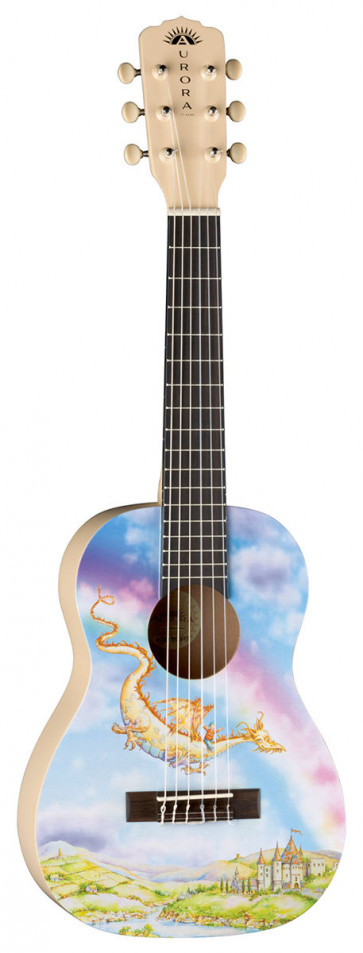 Luna Aurora v2 1/2 Nylon Dragon - 1/2 klassische Gitarre
