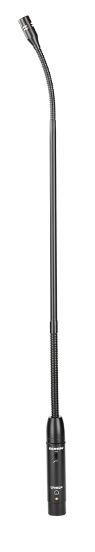 Samson CM20P - Schwanenhalsmikrofon 50 cm lang - Niere, Hochriemenfilter, enthaltener Schwamm, Ständer für die Montage auf dem Tisch