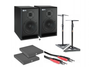 Aps AEON 2 - Pair of near-mid field monitors + stands + pads + cables