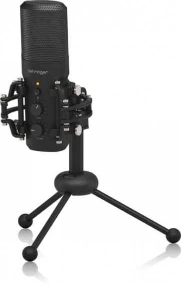 ‌Behringer BU200 - Studio-Kondensatormikrofon mit USB-Schnittstelle.