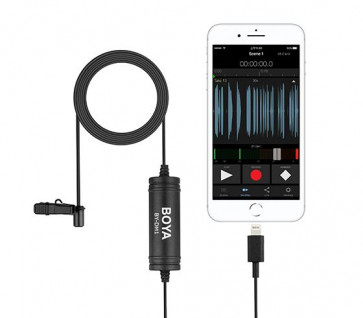BOYA BY-DM1 - Lightning omnidirectional lavalier mic for iOS devices