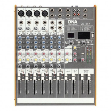 DNA ME-8FX - mikser audio 8 kanał USB Bluetooth