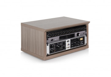 Gator Frameworks Desktop 4U Studio Rack GRY-front-skos