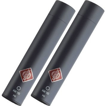 Neumann KM 183 stereo set mt - Kondensatormikrofon mit kleiner Membran, omnidirektional, schwarz