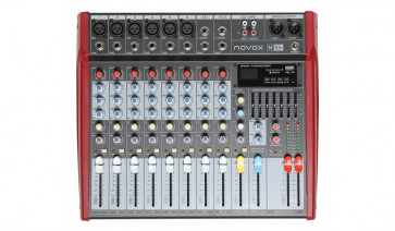 Novox M10P - 8 channel power-mixer