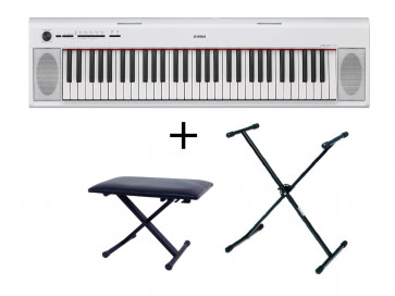 Yamaha NP-32WH + Keyboard Throne + stand