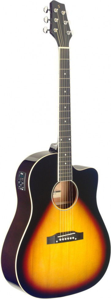 Stagg SA35 DSCE-VS - elektroakustische Gitarre