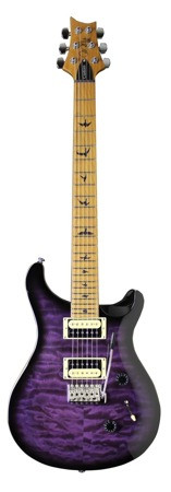 PRS SE Custom 24 Roasted Maple Purple Burst Quilt LTD - E-Gitarre