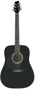 Stagg SW 201 LH BK - Akustikgitarre, Linkshänder