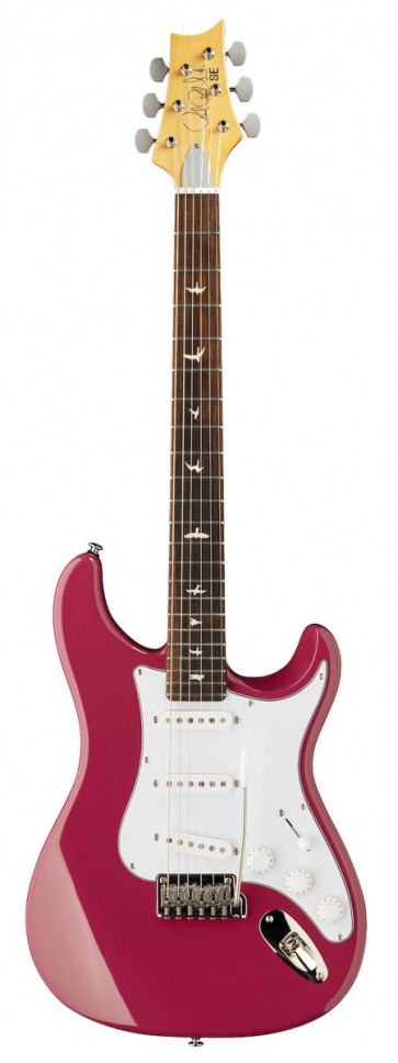 ‌PRS SE Silver Sky Dragon Fruit front