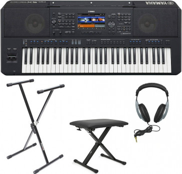Yamaha PSR-SX900 - Digital Keyboard + stativ + Bank + Kopfhörer
