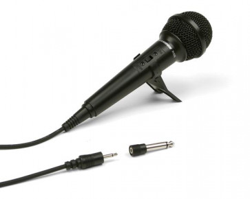 Samson R10S - dynamisches Mikrofon mit Schalter, Kabel-Mini-Klinke / Reduzierung der Klinkenbuchse