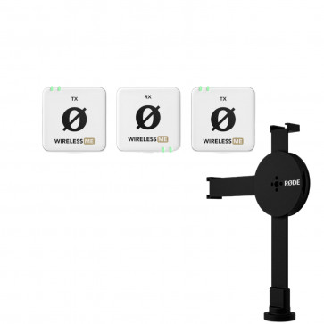 RODE Wireless ME Dual White - Professionelles kabelloses Mikrofonsystem + Rode Magnetic Mount Gratis !!!