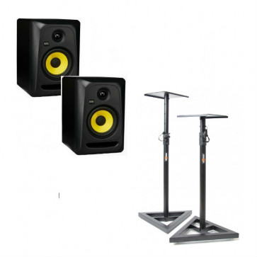 KRK RP5 Rokit Classic pair + stand