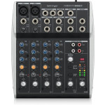 ‌Behringer 802S - 8-Kanal-Kompakt-Analog-Mixer für Streaming, Podcasting und Recording