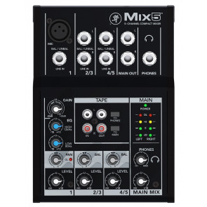 MACKIE MIX 5 - 5-Kanal-Kompakt-Audiomixer