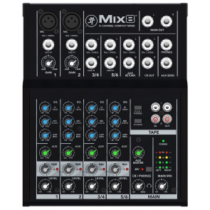 MACKIE MIX 8 - 8-Kanal-Kompakt-Audiomixer
