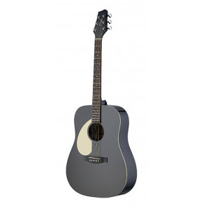 Stagg SA30 DBK LH - Akustikgitarre für Linkshänder