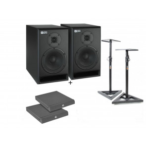 Aps AEON 2 - Pair of near-mid field monitors + stands + pads