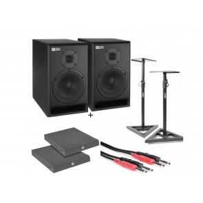 Aps AEON 2 - Pair of near-mid field monitors + stands + pads + cables