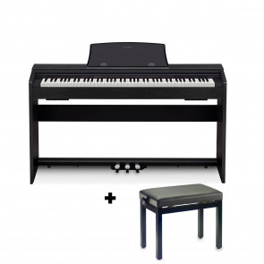 Casio PX-770 BK + ława Stagg Serwis pianin w domu klienta