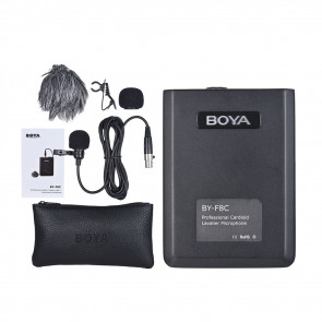 BOYA BY-F8C - Professional cardioid lavalier video /instrument microphone