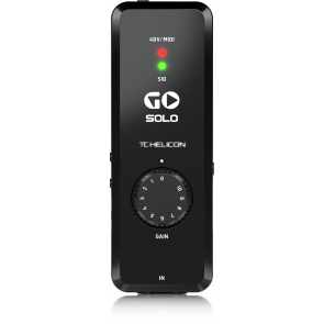 TC Helicon GO SOLO - Audio / MIDI-Schnittstelle für mobile Geräte.
