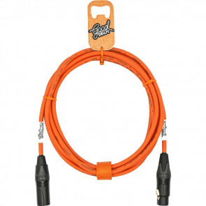 GoodDrut Kabel XLR-M - XLR-F pomarańczowy 2m. - Kabel orange
