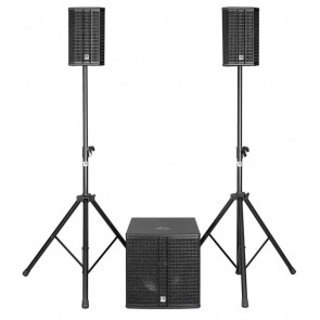 HK Audio LUCAS 2K15 (2x Lucas 2k Satellite, 1x Lucas 2k15 Sub) - aktives Stereo-PA-System