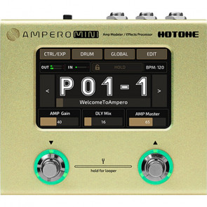 Hotone Ampero Mini MT Mustard - Gitarren-Multieffektgerät