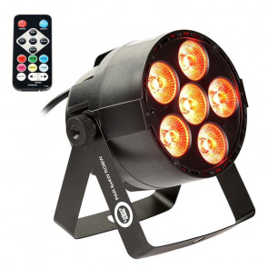 ‌LIGHT4ME PAR 6x4W RGBW led par - mini reflektor + pilot
