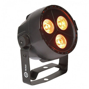 LIGHT4ME TRI PAR 3x4W LED RGBW - mocny mobilny BLACK